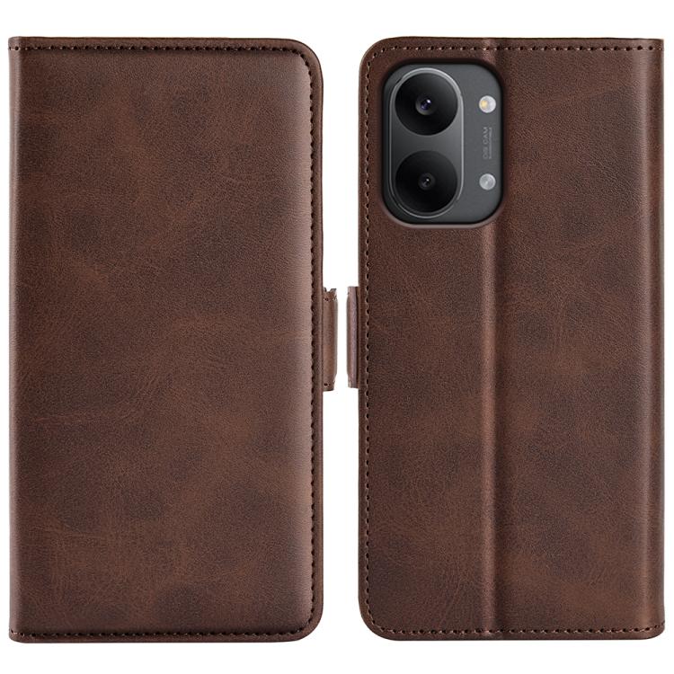 Dual-side Magnetic Buckle Horizontal Flip Leather Phone Case, For Xiaomi 13T, For Redmi A7 Pro 171mm / Poco C85x 5G, For Redmi Turbo 5 Max / Poco X8 Pro Max, For Redmi Turbo 5 5G / Poco X8 Pro 5G, For Redmi Note 15 Pro+ Global 163.3mm                  ...