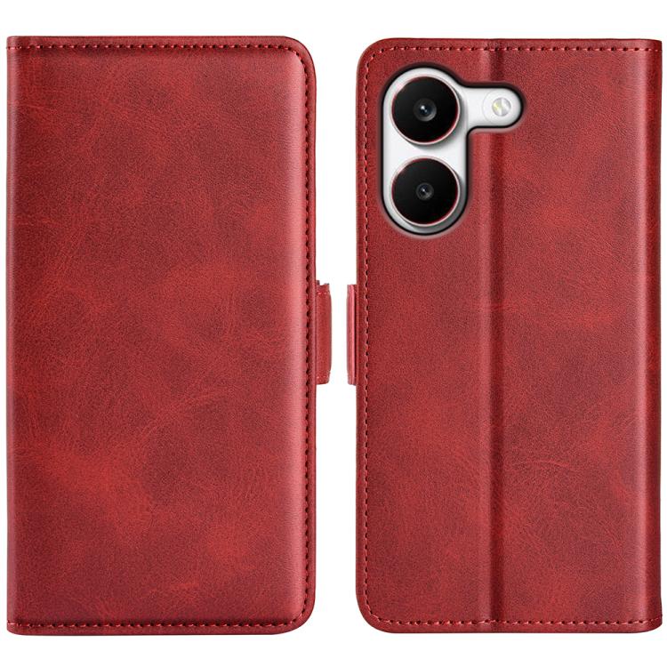 Dual-side Magnetic Buckle Horizontal Flip Leather Phone Case, For Xiaomi 13T, For Redmi A7 Pro 171mm / Poco C85x 5G, For Redmi Turbo 5 Max / Poco X8 Pro Max, For Redmi Turbo 5 5G / Poco X8 Pro 5G, For Redmi Note 15 Pro+ Global 163.3mm                  ...