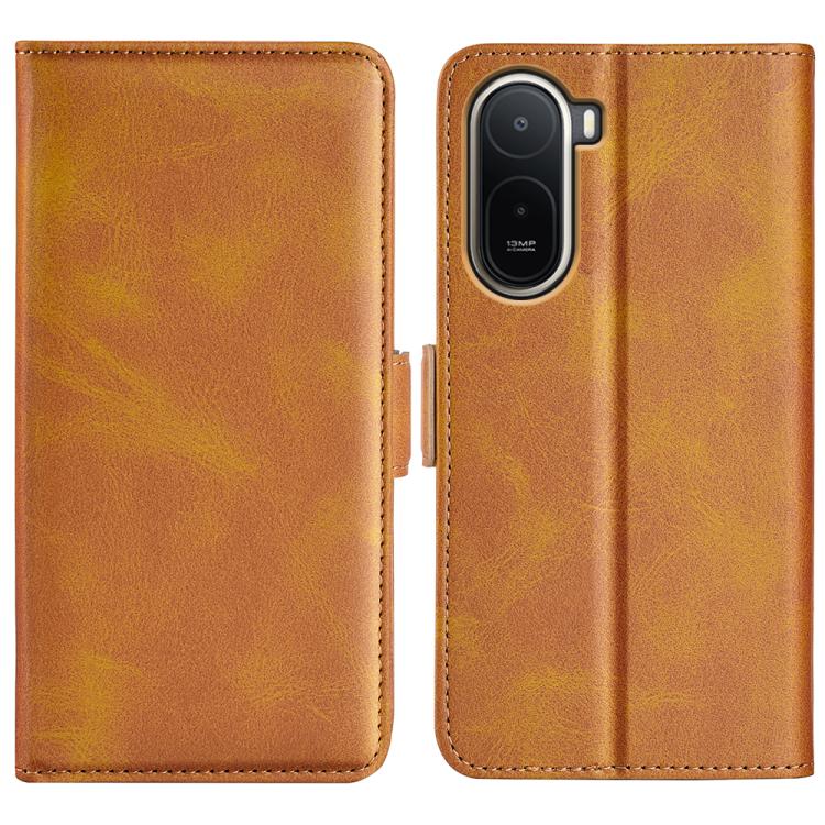Dual-side Magnetic Buckle Horizontal Flip Leather Phone Case, For Xiaomi 13T, For Redmi A7 Pro 171mm / Poco C85x 5G, For Redmi Turbo 5 Max / Poco X8 Pro Max, For Redmi Turbo 5 5G / Poco X8 Pro 5G, For Redmi Note 15 Pro+ Global 163.3mm                  ...