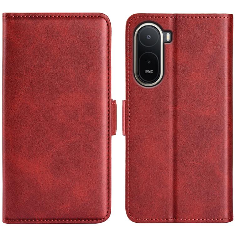 Dual-side Magnetic Buckle Horizontal Flip Leather Phone Case, For Xiaomi 13T, For Redmi A7 Pro 171mm / Poco C85x 5G, For Redmi Turbo 5 Max / Poco X8 Pro Max, For Redmi Turbo 5 5G / Poco X8 Pro 5G, For Redmi Note 15 Pro+ Global 163.3mm                  ...