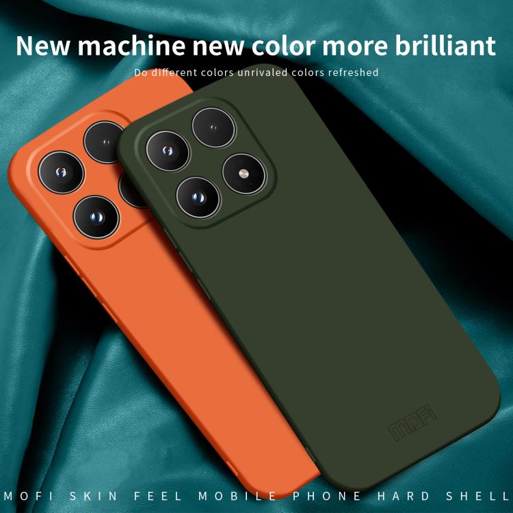 MOFI Qin Series Skin Feel All-inclusive PC Phone Case, For Xiaomi 17, For Xiaomi Civi 5 Pro, For Xiaomi 15s Pro, For Redmi Turbo 4 / Poco X7 Pro, For Xiaomi Redmi K80 Pro, For Xiaomi Redmi K80