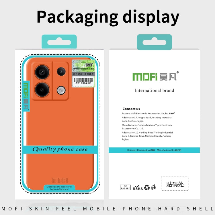 MOFI Qin Series Skin Feel All-inclusive PC Phone Case, For Xiaomi 17, For Xiaomi Civi 5 Pro, For Xiaomi 15s Pro, For Redmi Turbo 4 / Poco X7 Pro, For Xiaomi Redmi K80 Pro, For Xiaomi Redmi K80