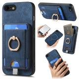 Retro Splitable Magnetic Card Bag Leather Phone Case, For iPhone 11, For iPhone 11 Pro, For iPhone X / XS, For iPhone XR, For iPhone XS Max, For iPhone 7 Plus / 8 Plus, For iPhone 6 Plus / 6s Plus, For iPhone 6 / 6s