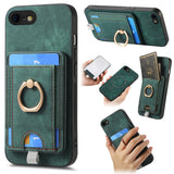 Retro Splitable Magnetic Card Bag Leather Phone Case, For iPhone 11, For iPhone 11 Pro, For iPhone X / XS, For iPhone XR, For iPhone XS Max, For iPhone 7 Plus / 8 Plus, For iPhone 6 Plus / 6s Plus, For iPhone 6 / 6s