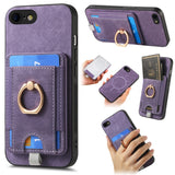 Retro Splitable Magnetic Card Bag Leather Phone Case, For iPhone 11, For iPhone 11 Pro, For iPhone X / XS, For iPhone XR, For iPhone XS Max, For iPhone 7 Plus / 8 Plus, For iPhone 6 Plus / 6s Plus, For iPhone 6 / 6s