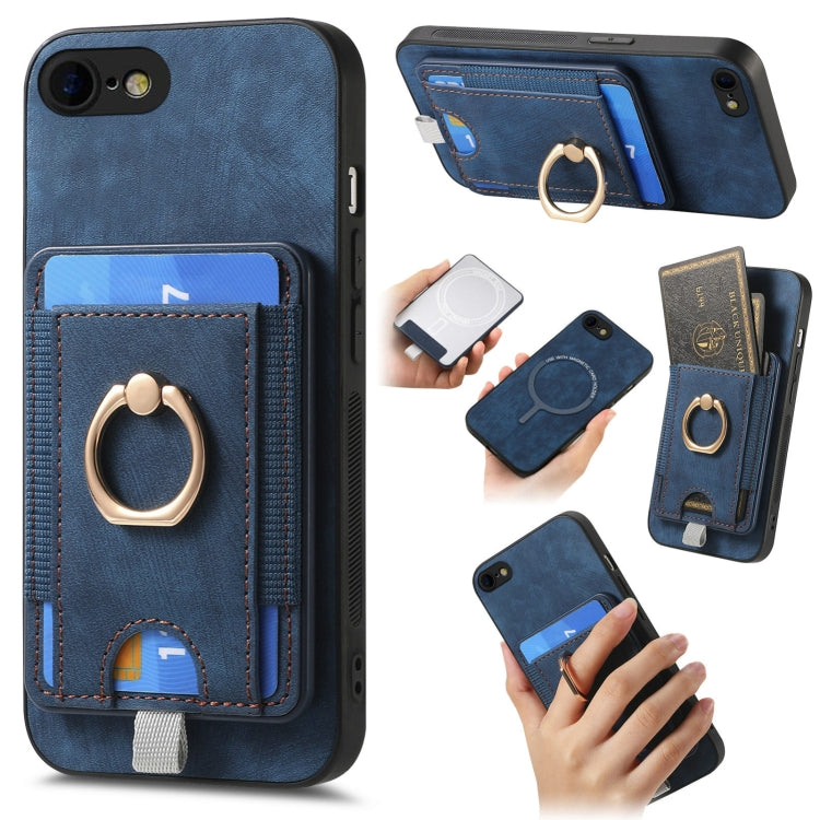 Retro Splitable Magnetic Card Bag Leather Phone Case, For iPhone 7 / 8/ SE 2022, For iPhone 13 Pro Max, For iPhone 13 Pro, For iPhone 13, For iPhone 12, For iPhone 12 Pro Max, For iPhone 12 Pro, For iPhone 11 Pro  Max