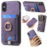 Retro Splitable Magnetic Card Bag Leather Phone Case, For iPhone 11, For iPhone 11 Pro, For iPhone X / XS, For iPhone XR, For iPhone XS Max, For iPhone 7 Plus / 8 Plus, For iPhone 6 Plus / 6s Plus, For iPhone 6 / 6s