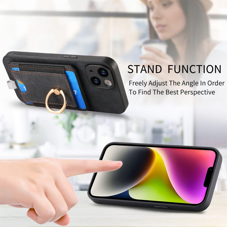 Retro Splitable Magnetic Card Bag Leather Phone Case, For iPhone 11, For iPhone 11 Pro, For iPhone X / XS, For iPhone XR, For iPhone XS Max, For iPhone 7 Plus / 8 Plus, For iPhone 6 Plus / 6s Plus, For iPhone 6 / 6s