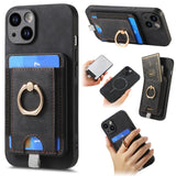 Retro Splitable Magnetic Card Bag Leather Phone Case, For iPhone 15 Pro Max, For iPhone 15 Pro, For iPhone 15 Plus, For iPhone 15, For iPhone 14 Plus, For iPhone 14, For iPhone 14 Pro, For iPhone 14 Pro Max