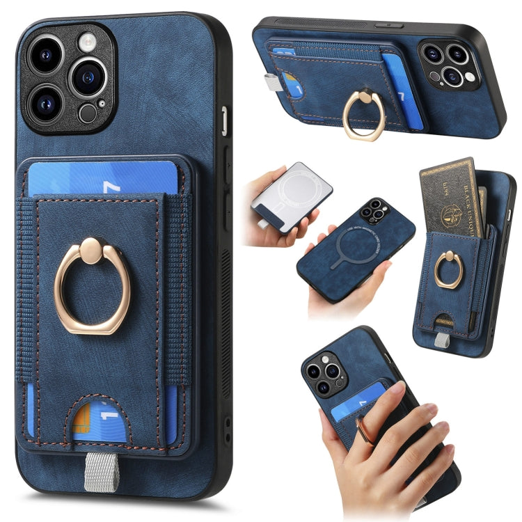 Retro Splitable Magnetic Card Bag Leather Phone Case, For iPhone 15 Pro Max, For iPhone 15 Pro, For iPhone 15 Plus, For iPhone 15, For iPhone 14 Plus, For iPhone 14, For iPhone 14 Pro, For iPhone 14 Pro Max