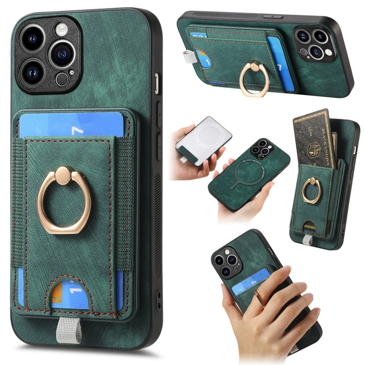 Retro Splitable Magnetic Card Bag Leather Phone Case, For iPhone 15 Pro Max, For iPhone 15 Pro, For iPhone 15 Plus, For iPhone 15, For iPhone 14 Plus, For iPhone 14, For iPhone 14 Pro, For iPhone 14 Pro Max