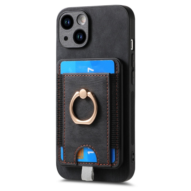 Retro Splitable Magnetic Card Bag Leather Phone Case, For iPhone 15 Pro Max, For iPhone 15 Pro, For iPhone 15 Plus, For iPhone 15, For iPhone 14 Plus, For iPhone 14, For iPhone 14 Pro, For iPhone 14 Pro Max