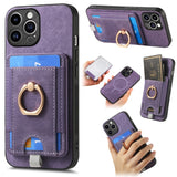 Retro Splitable Magnetic Card Bag Leather Phone Case, For iPhone 15 Pro Max, For iPhone 15 Pro, For iPhone 15 Plus, For iPhone 15, For iPhone 14 Plus, For iPhone 14, For iPhone 14 Pro, For iPhone 14 Pro Max