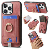 Retro Splitable Magnetic Card Bag Leather Phone Case, For iPhone 17 Pro Max, For iPhone 17 Pro, For iPhone 17, For iPhone Air, For iPhone 16 Pro Max, For iPhone 16 Pro, For iPhone 16 Plus, For  iPhone 16