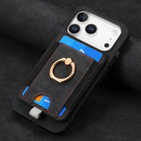 Retro Splitable Magnetic Card Bag Leather Phone Case, For iPhone 17 Pro Max, For iPhone 17 Pro, For iPhone 17, For iPhone Air, For iPhone 16 Pro Max, For iPhone 16 Pro, For iPhone 16 Plus, For  iPhone 16