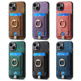Retro Splitable Magnetic Card Bag Leather Phone Case, For iPhone 11, For iPhone 11 Pro, For iPhone X / XS, For iPhone XR, For iPhone XS Max, For iPhone 7 Plus / 8 Plus, For iPhone 6 Plus / 6s Plus, For iPhone 6 / 6s