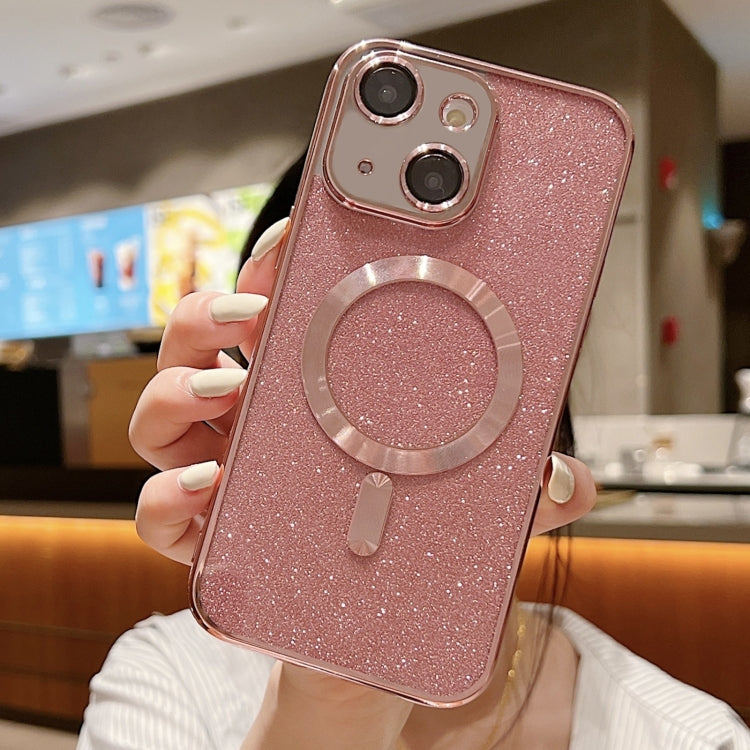 Glitter Electroplating MagSafe TPU Phone Case, For iPhone 15, For iPhone 14 Plus, For iPhone 14, For iPhone 14 Pro, For iPhone 14 Pro Max, For iPhone SE 2022 / 7 / 8