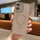 Glitter Electroplating MagSafe TPU Phone Case, For iPhone 11 Pro Max, For iPhone 11, For iPhone 11 Pro, For iPhone X / XS, For iPhone XR, For iPhone XS Max