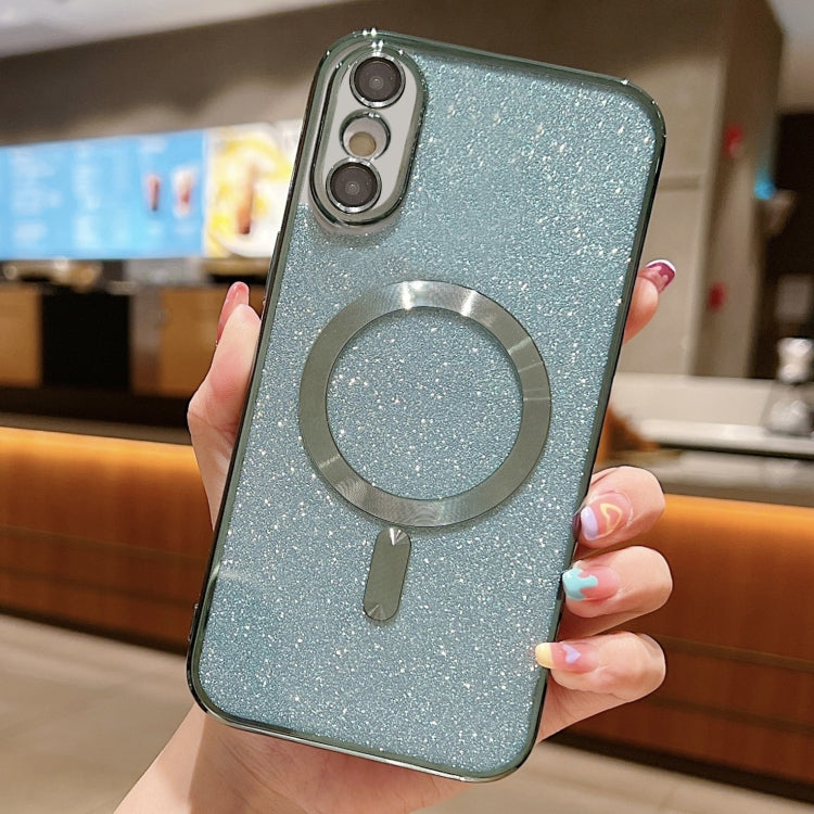 Glitter Electroplating MagSafe TPU Phone Case, For iPhone 11 Pro Max, For iPhone 11, For iPhone 11 Pro, For iPhone X / XS, For iPhone XR, For iPhone XS Max