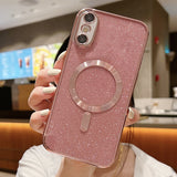 Glitter Electroplating MagSafe TPU Phone Case, For iPhone 11 Pro Max, For iPhone 11, For iPhone 11 Pro, For iPhone X / XS, For iPhone XR, For iPhone XS Max
