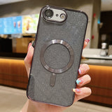 Glitter Electroplating MagSafe TPU Phone Case, For iPhone 15, For iPhone 14 Plus, For iPhone 14, For iPhone 14 Pro, For iPhone 14 Pro Max, For iPhone SE 2022 / 7 / 8