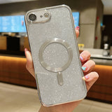 Glitter Electroplating MagSafe TPU Phone Case, For iPhone 15, For iPhone 14 Plus, For iPhone 14, For iPhone 14 Pro, For iPhone 14 Pro Max, For iPhone SE 2022 / 7 / 8