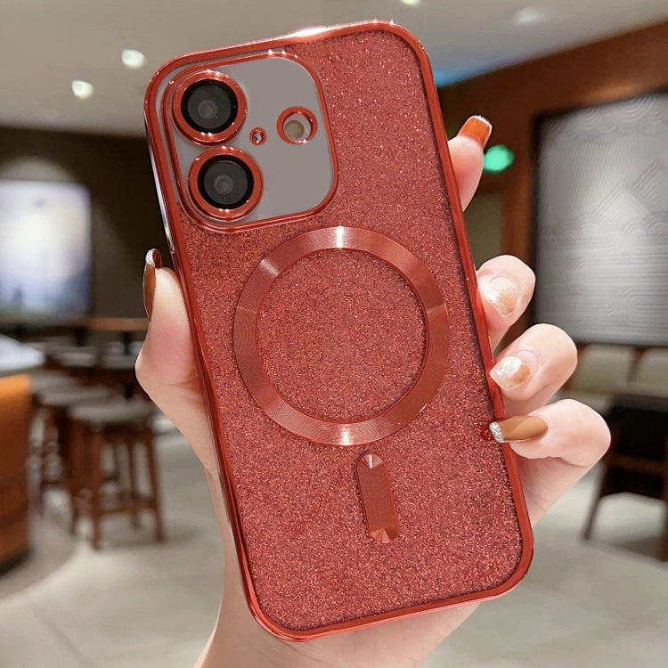 Glitter Electroplating MagSafe TPU Phone Case, For iPhone 16 Pro, For iPhone 16 Plus, For iPhone 16, For iPhone 15 Pro Max, For iPhone 15 Pro, For iPhone 15 Plus