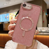 Glitter Electroplating MagSafe TPU Phone Case, For iPhone 17e / 16e, For iPhone 17 Pro Max, For iPhone 17 Pro, For iPhone 17, For iPhone Air, For iPhone 16 Pro Max
