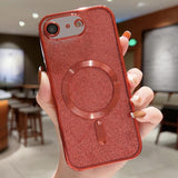 Glitter Electroplating MagSafe TPU Phone Case, For iPhone 17e / 16e, For iPhone 17 Pro Max, For iPhone 17 Pro, For iPhone 17, For iPhone Air, For iPhone 16 Pro Max