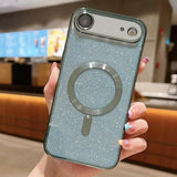 Glitter Electroplating MagSafe TPU Phone Case, For iPhone 17e / 16e, For iPhone 17 Pro Max, For iPhone 17 Pro, For iPhone 17, For iPhone Air, For iPhone 16 Pro Max