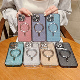 Glitter Electroplating MagSafe TPU Phone Case, For iPhone 15, For iPhone 14 Plus, For iPhone 14, For iPhone 14 Pro, For iPhone 14 Pro Max, For iPhone SE 2022 / 7 / 8