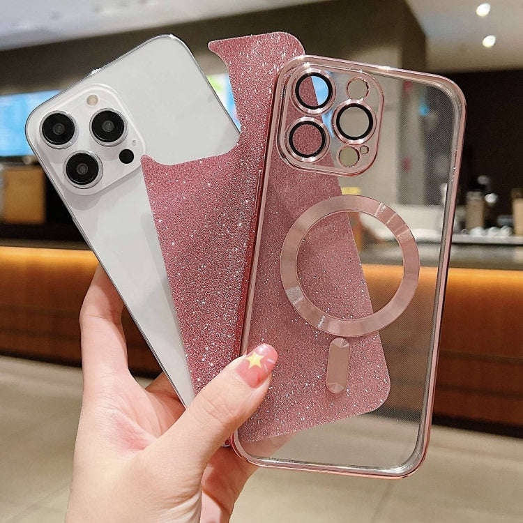 Glitter Electroplating MagSafe TPU Phone Case, For iPhone 16 Pro, For iPhone 16 Plus, For iPhone 16, For iPhone 15 Pro Max, For iPhone 15 Pro, For iPhone 15 Plus