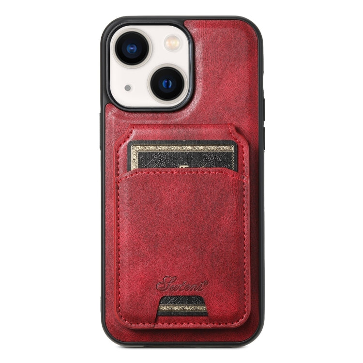 Suteni H15 MagSafe Oil Eax Leather Detachable Wallet Back Phone Case, For iPhone 14 Pro Max, For iPhone 13 Pro Max, For iPhone 13 Pro, For iPhone 13, For iPhone 12, For iPhone 12 Pro Max, For iPhone 12 Pro, For iPhone 17e / 16e