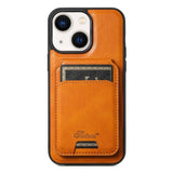 Suteni H15 MagSafe Oil Eax Leather Detachable Wallet Back Phone Case, For iPhone 14 Pro Max, For iPhone 13 Pro Max, For iPhone 13 Pro, For iPhone 13, For iPhone 12, For iPhone 12 Pro Max, For iPhone 12 Pro, For iPhone 17e / 16e