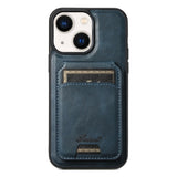 Suteni H15 MagSafe Oil Eax Leather Detachable Wallet Back Phone Case, For iPhone 14 Pro Max, For iPhone 13 Pro Max, For iPhone 13 Pro, For iPhone 13, For iPhone 12, For iPhone 12 Pro Max, For iPhone 12 Pro, For iPhone 17e / 16e