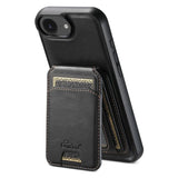 Suteni H15 MagSafe Oil Eax Leather Detachable Wallet Back Phone Case, For iPhone 14 Pro Max, For iPhone 13 Pro Max, For iPhone 13 Pro, For iPhone 13, For iPhone 12, For iPhone 12 Pro Max, For iPhone 12 Pro, For iPhone 17e / 16e