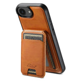 Suteni H15 MagSafe Oil Eax Leather Detachable Wallet Back Phone Case, For iPhone 14 Pro Max, For iPhone 13 Pro Max, For iPhone 13 Pro, For iPhone 13, For iPhone 12, For iPhone 12 Pro Max, For iPhone 12 Pro, For iPhone 17e / 16e