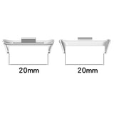1 Pair 20mm Stainless Steel Metal Watch Band Connector, For Redmi Watch 4