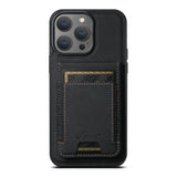 Suteni H17 Litchi Texture Leather MagSafe Detachable Wallet Phone Case, For iPhone 12 Pro, For iPhone 17e / 16e