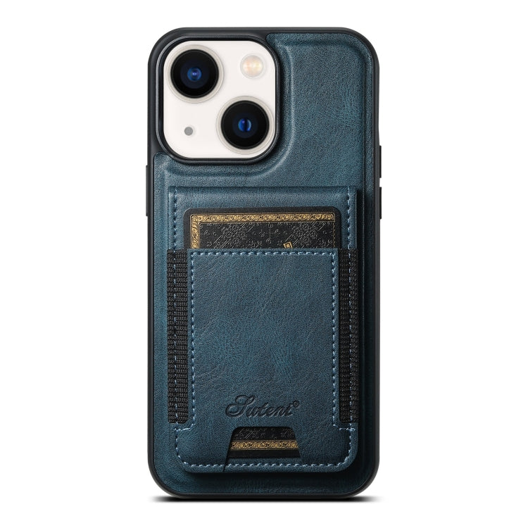 Suteni H17 Oil Eax Leather MagSafe Detachable Wallet Phone Case, For iPhone 14 Pro Max, For iPhone 13 Pro Max, For iPhone 13 Pro, For iPhone 13, For iPhone 12, For iPhone 12 Pro Max, For iPhone 12 Pro, For iPhone 17e / 16e