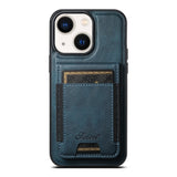 Suteni H17 Oil Eax Leather MagSafe Detachable Wallet Phone Case, For iPhone 14 Pro Max, For iPhone 13 Pro Max, For iPhone 13 Pro, For iPhone 13, For iPhone 12, For iPhone 12 Pro Max, For iPhone 12 Pro, For iPhone 17e / 16e
