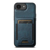 Suteni H17 Oil Eax Leather MagSafe Detachable Wallet Phone Case, For iPhone 14 Pro Max, For iPhone 13 Pro Max, For iPhone 13 Pro, For iPhone 13, For iPhone 12, For iPhone 12 Pro Max, For iPhone 12 Pro, For iPhone 17e / 16e