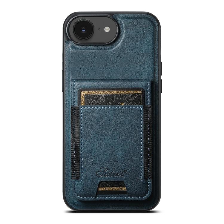 Suteni H17 Oil Eax Leather MagSafe Detachable Wallet Phone Case, For iPhone 14 Pro Max, For iPhone 13 Pro Max, For iPhone 13 Pro, For iPhone 13, For iPhone 12, For iPhone 12 Pro Max, For iPhone 12 Pro, For iPhone 17e / 16e