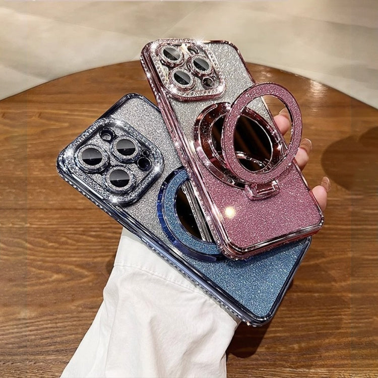 Rhinestone Mirror Glitter MagSafe TPU Phone Case, For iPhone 11