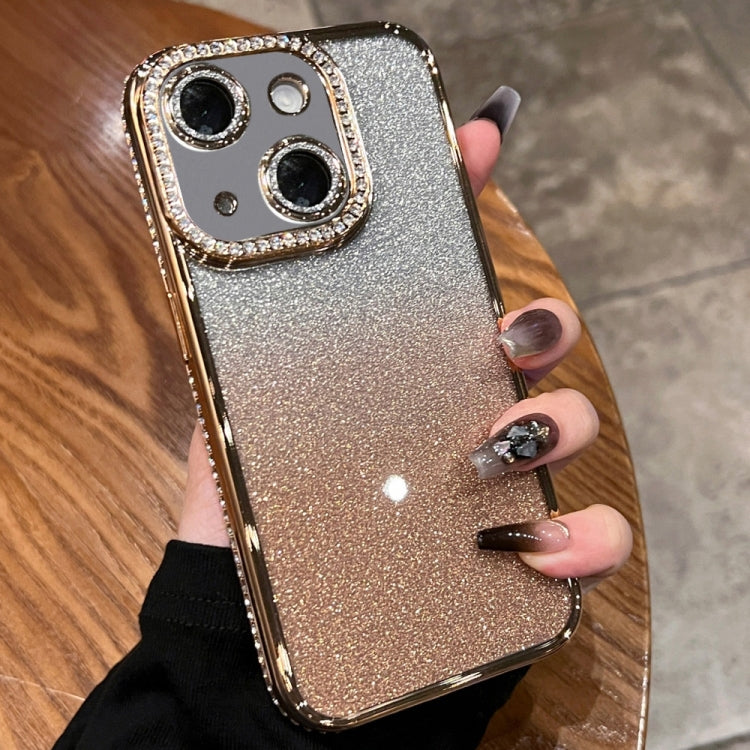 Diamond Gradient Glitter TPU Phone Case, For iPhone 16, For iPhone 15 Pro Max, For iPhone 15 Pro, For iPhone 15 Plus, For iPhone 15, For iPhone 14 Plus, For iPhone 14, For iPhone 14 Pro