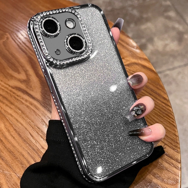 Diamond Gradient Glitter TPU Phone Case, For iPhone 16, For iPhone 15 Pro Max, For iPhone 15 Pro, For iPhone 15 Plus, For iPhone 15, For iPhone 14 Plus, For iPhone 14, For iPhone 14 Pro