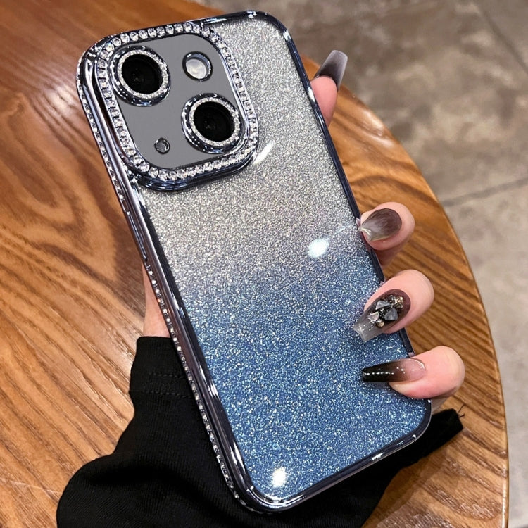 Diamond Gradient Glitter TPU Phone Case, For iPhone 16, For iPhone 15 Pro Max, For iPhone 15 Pro, For iPhone 15 Plus, For iPhone 15, For iPhone 14 Plus, For iPhone 14, For iPhone 14 Pro