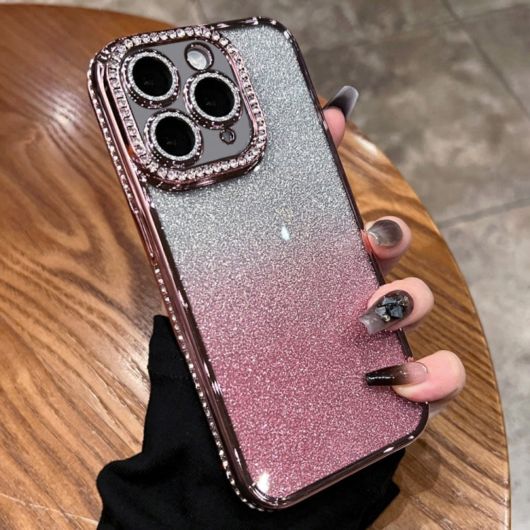 Diamond Gradient Glitter TPU Phone Case, For iPhone 14 Pro Max, For iPhone 13 Pro Max, For iPhone 13 Pro, For iPhone 13, For iPhone 12, For iPhone 12 Pro Max, For iPhone  12 Pro, For iPhone 11 Pro Max