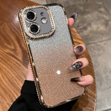 Diamond Gradient Glitter TPU Phone Case, For iPhone  11