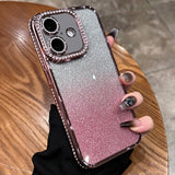 Diamond Gradient Glitter TPU Phone Case, For iPhone 16, For iPhone 15 Pro Max, For iPhone 15 Pro, For iPhone 15 Plus, For iPhone 15, For iPhone 14 Plus, For iPhone 14, For iPhone 14 Pro